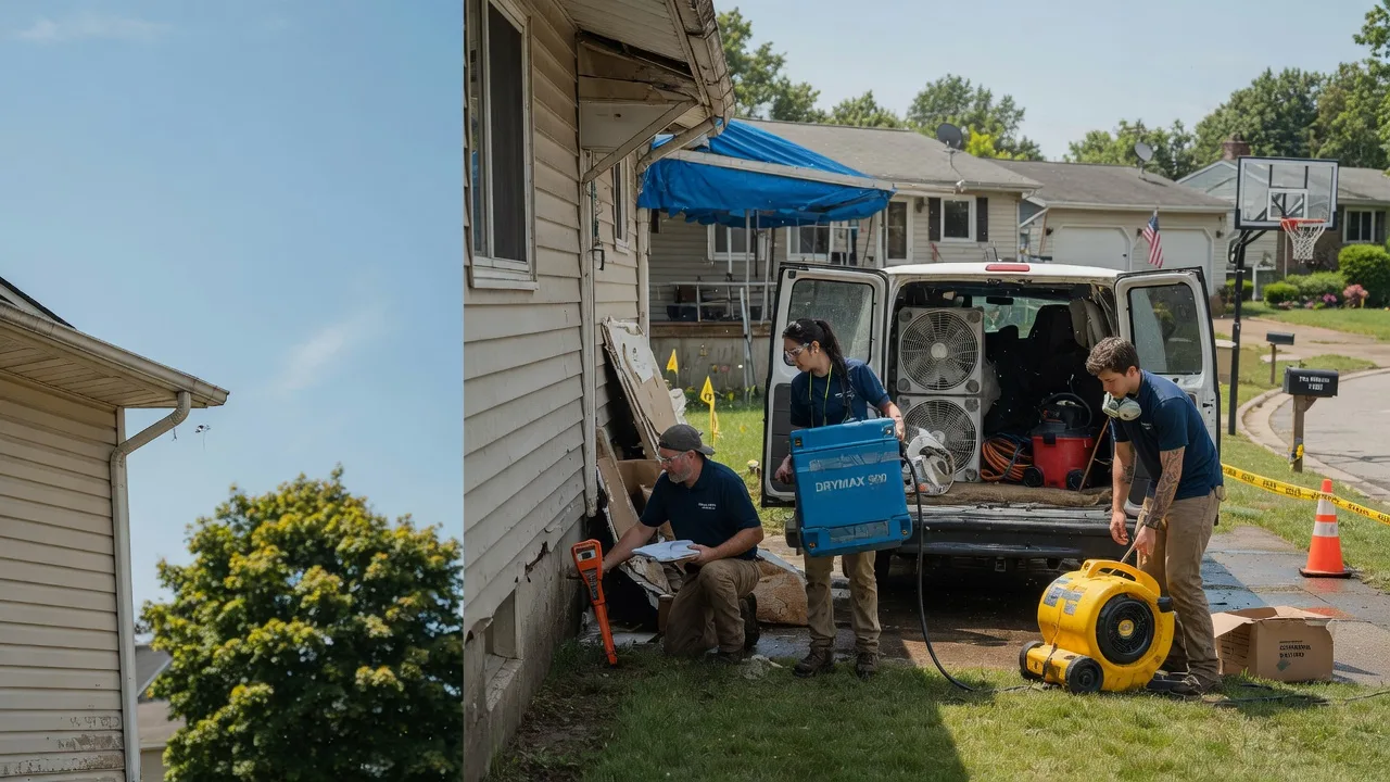 Ceiling Leak Cleanup in Lewis Run, PA near me
