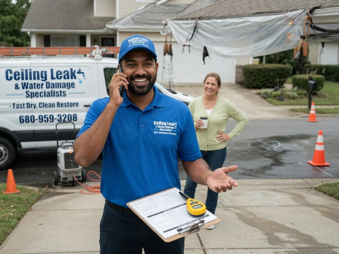 Ceiling Leak Cleanup Lewis Run, PA FAQs